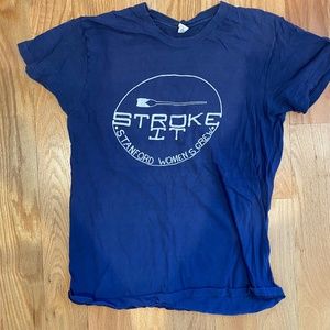 "Stroke It" Vintage Stanford Women's Rowing Crew Tee - M